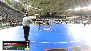 2A 175 lbs Quarterfinal - Morgan Paul, North Kitsap vs Andrew Royston, West Valley (Spokane)
