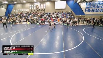 88 lbs Champ. Round 2 - Wyatt Dahle, Agon Academy vs Archer Brown, Pleasant Grove