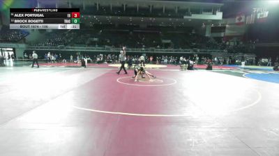 106 lbs Cons. Round 4 - Brock Bogetti, Tracy vs Alex Portugal, Elk Grove