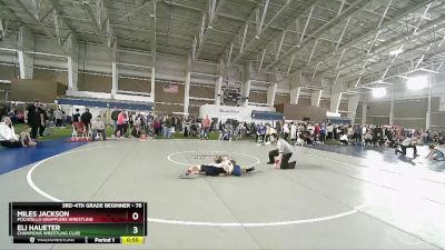 76 lbs Cons. Semi - Miles Jackson, Pocatello Grapplers Wrestling vs Eli Haueter, Champions Wrestling Club