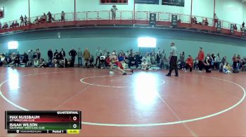 157 lbs Quarterfinal - Isaiah Wilson, Southport Wrestling Club vs Max Nussbaum, Jet Wrestling Club