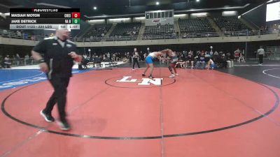 220 lbs Consi Of 8 #2 - Masiah Moton, Chesapeake vs Jake Detrick, VA Beach