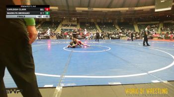 120 lbs Final - Carleigh Clark, BullTrained vs Madelyn Medrano, G1 Training Center