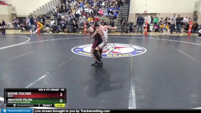 65 lbs Cons. Round 2 - Kayne Fischer, BOLD vs Grayson Pilon, Monticello Warriors