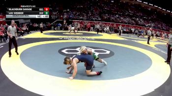 D1-106 lbs Quarterfinal - Loc Webber, Dub. Coffman vs Blackburn Savage, Moeller