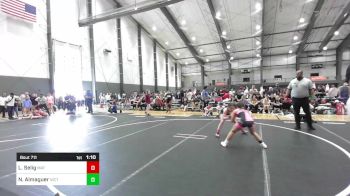101 lbs Quarterfinal - Lanaia Selig, Mat Demon WC vs Nevaeh Almaguer, Victory Wrestling-Central WA