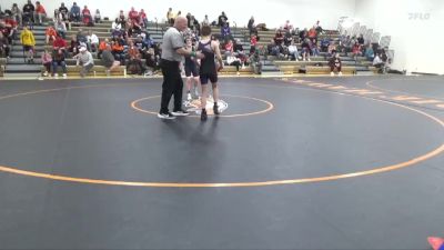 J-12 lbs Quarterfinal - Cael McGonegle, North Liberty Club Wrestling vs Elijah Reynolds, Mission Athletics