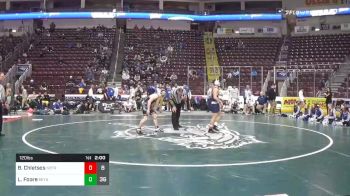 120 lbs Prelims - Brandan Chletsos, Notre Dame Hs - Green Pond vs Liam Foore, Reynolds Hs