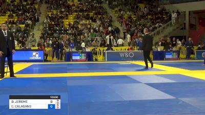 DEALONZIO JEROME JACKSON vs CLAUDIO CALASANS CAMARGO JÚNIOR 2019 World Jiu-Jitsu IBJJF Championship