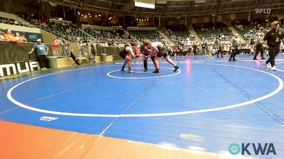 195 lbs Semifinal - Chase Bomboy, Coweta Tiger Wrestling vs Drew Simpson, Roland Youth League Wrestling