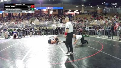 126 1A 7th Place Match - Leonardo Torres, Stanton College Preparatory vs Cole Webb, Cocoa