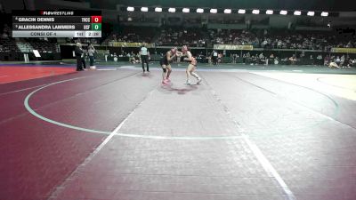 160 lbs Consi Of 4 - Gracin Dennis, Treasure Valley CC vs Allessandra Lammers, Central Florida