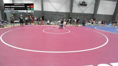 Junior FK - 190 lbs Quarters - Pablo Lara, Riverhawk Wrestling Academy vs Josiah Christopherson, Oak Harbor Wrestling Club