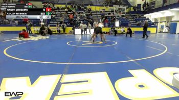 138 lbs 5th Place - Cason Loggains, Van Buren vs Collin McBride, Muskogee