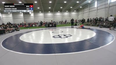 110 lbs Khiry Reese, North Carolina Blue vs Serineh Crane, California Silver