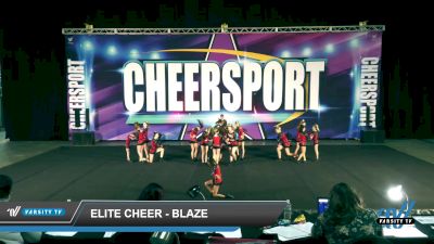 Elite Cheer - Blaze [2022 L3 Junior - Small Day 1] 2022 CHEERSPORT Council Bluffs Classic