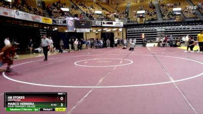 125 lbs Cons. Round 2 - Marco Herrera, Colby Community College vs AB Stokes, Unattached