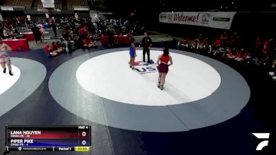 140 lbs Round 2 (16 Team) - Ayaka Naddy, MDWA-FR vs Briana Gomez Cuellar, CMWA-FR