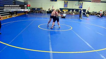 285 lbs Round 5 (6 Team) - Brandon Schoenecke, Carl Albert State vs Austin Mcnaughtan, Western Wyoming College