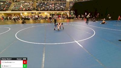 Boys 3rd-4th Grade - 63 Champ. Round 1 - Connor Suchman, Moen Wrestling Academy vs Gunnar Brown, Immortal Athletics WC