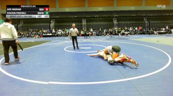 144 lbs Consi Of 16 #2 - Ace Ingram, Madison vs Colton Peshell, Riverton