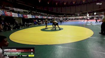 174 lbs Placement (16 Team) - Franco Cuccurelo, St. Andrews University vs Landon Angel, Rowan College Of South Jersey