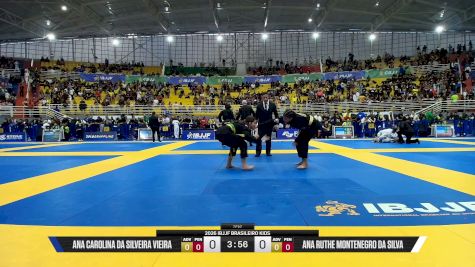 Ana Ruthe Montenegro Da Silva vs Ana Carolina Da Silveira Vieira 2026 IBJJF Brasileiro Kids