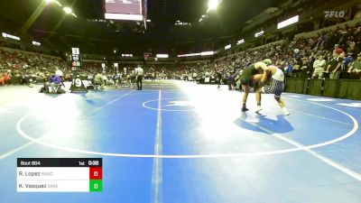 190 lbs Consi Of 16 #1 - Ram Lopez, Wasco vs Kai Vasquez, Bakersfield