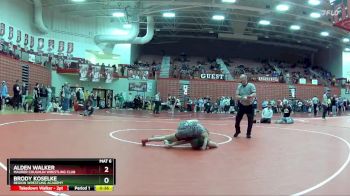 100 lbs Champ. Round 2 - Brody Koselke, Region Wrestling Academy vs Alden Walker, Maurer Coughlin Wrestling Club