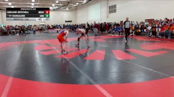 139 lbs Champ. Round 1 - Ty Rangaard, Canby vs Leeland Getchell, Maple River/USC