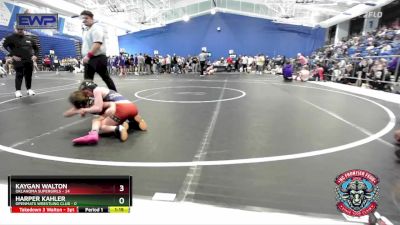 75 lbs Round 3 (4 Team) - Kaygan Walton, Oklahoma Supergirls vs Harper Kahler, OpenMats Wrestling Club