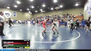 145 lbs Semifinal - Joel Angeles, Santa Maria vs Jose Banales, Highland