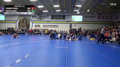 132 lbs Semifinal - Blake Irvine, Don Bosco vs Jarrett Engel, West Delaware, Manchester