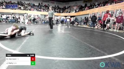 76 lbs Rr Rnd 2 - Brayden Harrison, F-5 Grappling vs Jacob Petty, Team Nomad