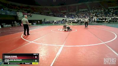 2A/1A-150 Semifinal - Sterling Buckley, Toledo vs Tegan Evans, Enterprise/Wallowa