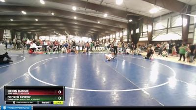 61 lbs Semifinal - Decker Morby, Sanderson Wrestling Academy vs Simon Dansie, Juab Wrestling Club