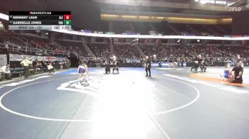 120 lbs Cons. Round 1 - Kennedy Lear, Alexander-5 vs Gabrielle Jones, Yonkers-1