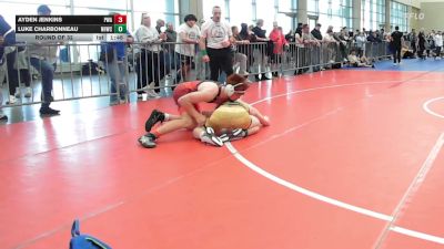 162-H lbs Round Of 32 - Ayden Jenkins, Pittsgrove Wrestling Association vs Luke Charbonneau, North Hunterdon, NJ