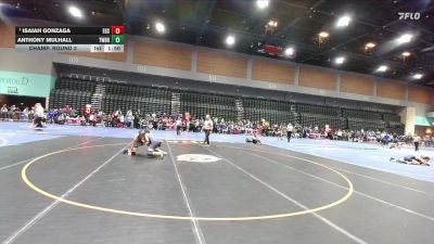 120 lbs Champ. Round 3 - Isaiah Gonzaga, Elk Grove vs Anthony Mulhall, Twelve Bridges