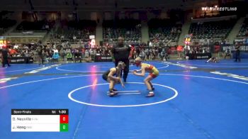 85 lbs Semifinal - Olin Neuville, X-Factor Elite vs Justus Heeg, Region Wrestling Academy