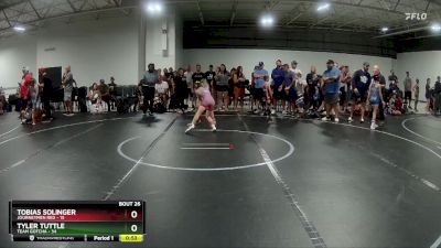 84 lbs Round 7 (8 Team) - Tobias Solinger, Journeymen Red vs Tyler Tuttle, Team Gotcha