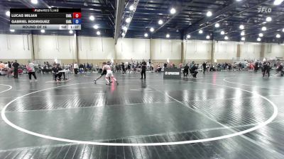 132 lbs Round Of 16 - Lucas Milian, Eagle Wrestling Club-Duals vs Gabriel Rodriguez, Eagle Wrestling Club