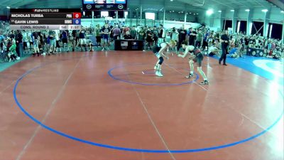 120 lbs Cons. Round 3 - Nicholas Turba, Premier Wrestling Academy vs Gavin Lewis, Dark Horse Wrestling Club
