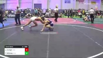 132 lbs Consolation - Jermiah Zuniga, Team FCA vs Ty Whitney, Ford Dynasty WC