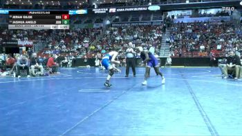 3A-132 lbs Champ. Round 1 - Jashua Anglo, Johnston vs Jeran Gilge, Bondurant-Farrar