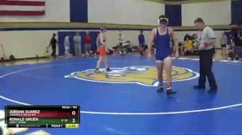 141 lbs Cons. Round 3 - Ronald Gruen, Coast Guard vs Jordan Suarez, Johnson & Wales (RI)