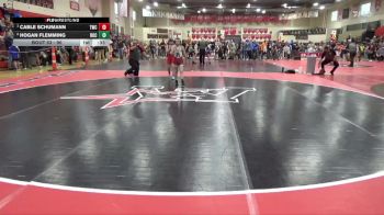 90 lbs Round 3 - Cable Schumann, Thorn Wrestling Club vs Hogan Flemming, ROCORI