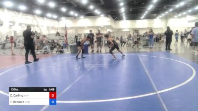 130 lbs Consi Of 4 - Cooper Carling, Sierra Sabers vs Tristen Bedonie, Winslow Bloodline