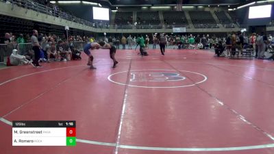 125 lbs Quarterfinal - Michael Greenstreet, Pasadena vs Adan Romero, Rockville