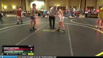 107 lbs Round 2 (4 Team) - Wyatt Whittaker, MO Outlaws Black vs Alexander Penzkover, The Untouchables Purple